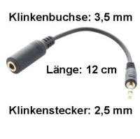 Stereo Klinke Ohrhörer-Adapter -...