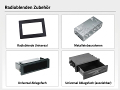 Radioblenden Zubehör