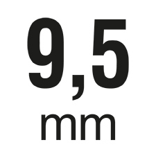 Ausführung: 9,5 mm