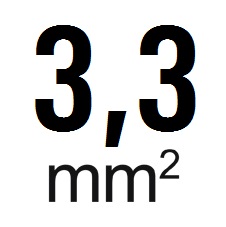 Kabelquerschnitt 3,3 mm²