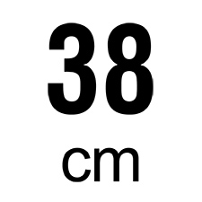 Standardgrösse /Aussendurchmesser: 38 cm / 15“