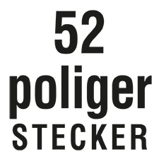 52-poliger Stecker