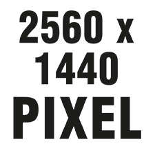 Diese Dashcam hat eine Auflösung von 2560 x 1440 Pixeln