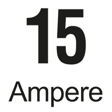 Sicherungswert: 15 Ampere