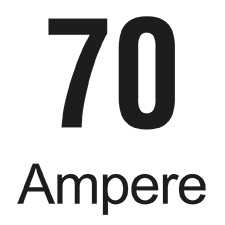 Sicherungswert: 70 Ampere