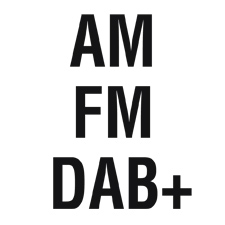 AM (Mittelwelle) - FM (UKW) - DAB+ Digitalradio