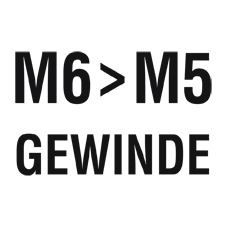 M6 - M5 Gewinde