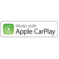 Unterstützt Apple CarPlay: Damit lassen sich Funktionen von iPhones – z.B. Telefonieren, Navigieren, Musik hören – über das Infotainmentsystem nutzen und über dessen Touchscreen oder per Siri steuern.