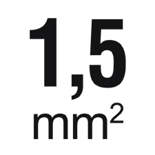 Kabelquerschnitt 1,5 mm²