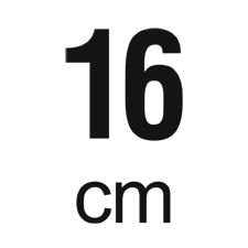 Standardgrösse /Aussendurchmesser: 16 cm