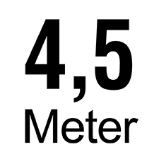 Länge ca. 4,5 Meter