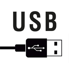 Das Gerät verfügt über einen USB-Anschluss.