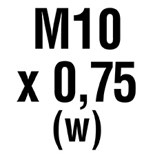 M10 x 0,75 (W)