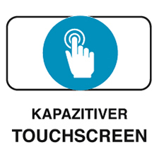 Im Gegensatz zu einem resistiven Touchscreen funktioniert ein kapazitiver Touchscreen auch ohne Druck – eine leichte Berührung genügt. Kapazitive Touchscreens sind einfacher zu bedienen und widerstandsfähiger gegen Kratzer oder Verschleiss.