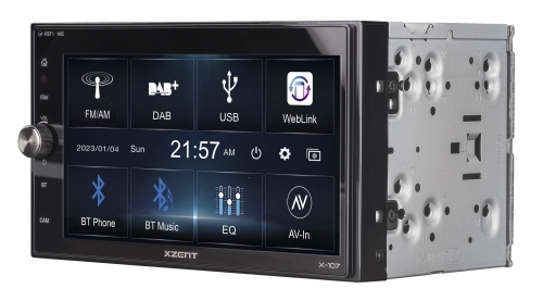 XZENT X-107  2-Din 6.75 Infotainer DAB und Weblink Cast