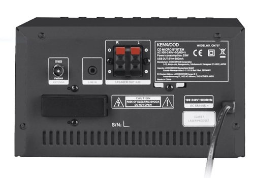 KENWOOD M-7000S-B - Micro HiFi-System (Schwarz)