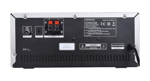 KENWOOD M-925DAB-S - Micro HiFi-System mit DAB+, CD,USB, Bluetooth