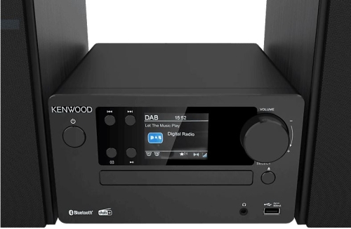 KENWOOD M-725DAB-B - Micro HiFi-System mit DAB+, CD, USB, Bluetooth