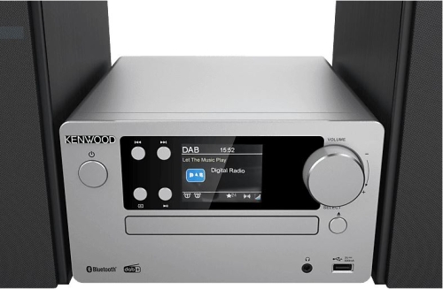 KENWOOD M-725DAB-S Micro HiFi-System (Silber)