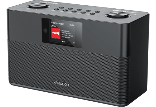 KENWOOD CR-ST100S-B Internetradio DAB, DAB+, FM, Internet radio, Schwarz