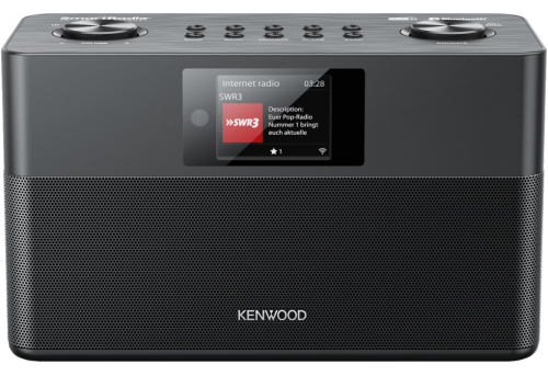 KENWOOD CR-ST100S-B Internetradio DAB, DAB+, FM, Internet radio, Schwarz