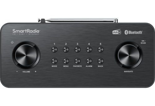 KENWOOD CR-ST100S-B Internetradio DAB, DAB+, FM, Internet radio, Schwarz