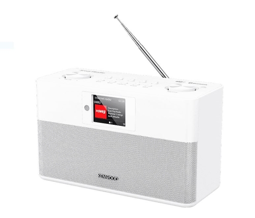 Kenwood CR-ST100S-W Smartradio mit DAB+ und Bluetooth Audiostreaming weiß