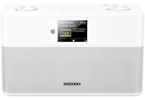 KENWOOD CRST80DAB-W Digitalradio DAB+, Weiss