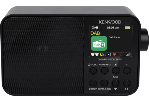 KENWOOD CR-M30DAB-B Digitalradio FM, DAB, DAB+, Schwarz