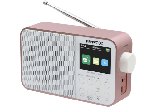 KENWOOD CR-M30DAB-R Digitalradio FM, DAB, DAB+, Rosegold-Weiss