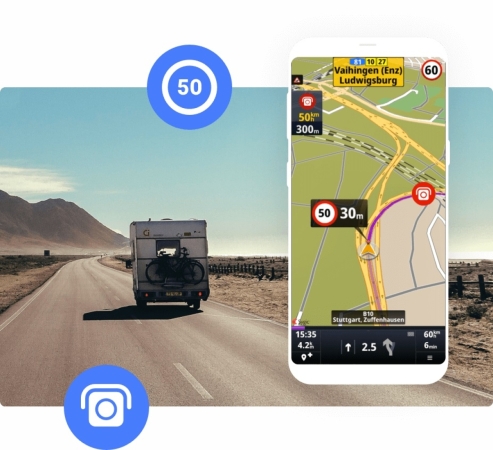 Kenwood DMX-8021DABS mit CarPlay, Android Auto, Sygic Campervan Navigations-APP