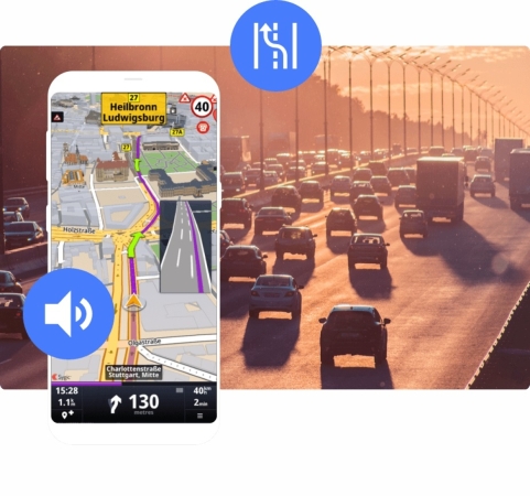 Kenwood DMX-8021DABS mit CarPlay, Android Auto, Sygic Campervan Navigations-APP