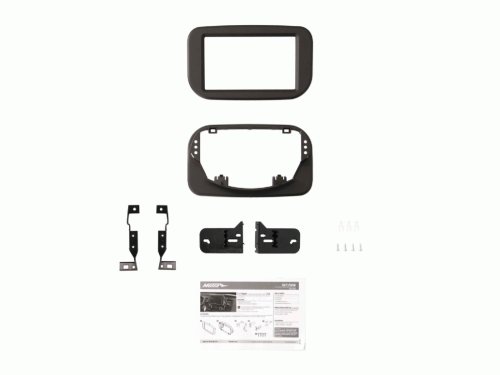 2-DIN Radioblende Ford Transit(FD) 06/2019-2023 schwarz matt