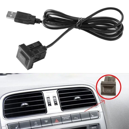 USB Steckdose für VW Länge: 2,55 cm Breite: 2,30 cm