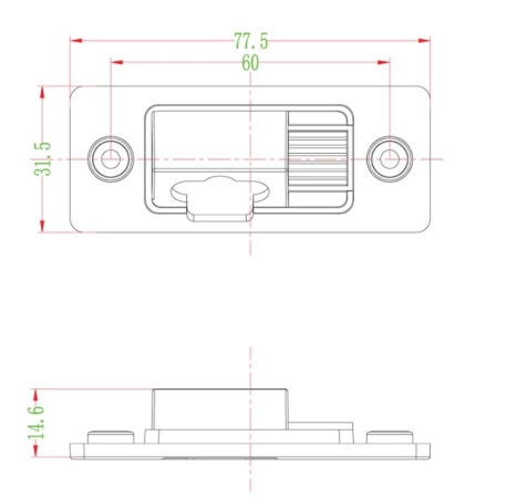 RFK Griffleiste passend f VW Tiguan -2010 oben