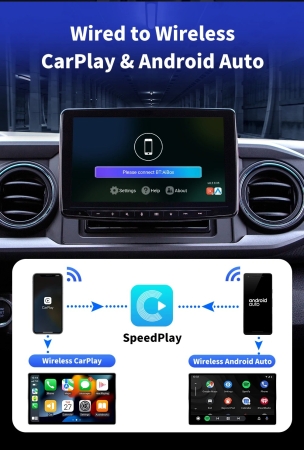 Wireless Box CarPlay und Android Auto für OEM radio mit Play Store