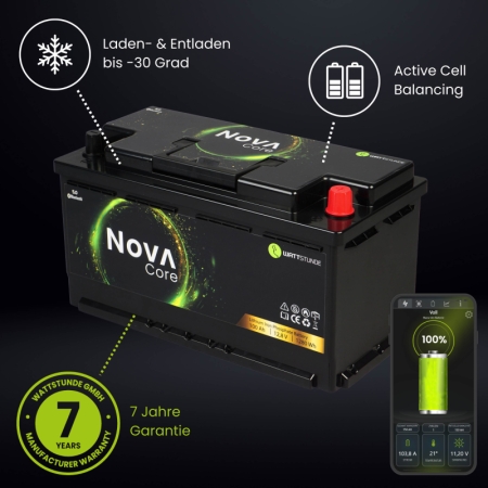 NOVA Core 100Ah Batterie LiFePO4