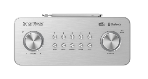 Kenwood CR-ST100S-S Smart-Radio mit DAB+, Internetradio, UKW, Bluetooth, USB