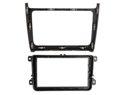 2-DIN Radioblende VW Polo 04/2014-07/2017 silber