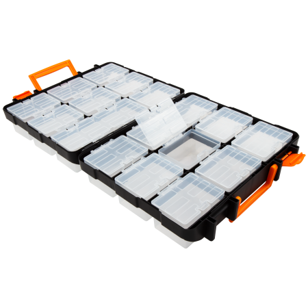 Werkzeug-Organizer McPower, 350x310x135mm, 18 Fächer, einzeln verschließbar