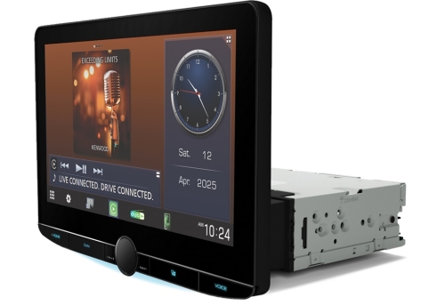 Digital Media Receiver mit 10,1 Zoll HD-Display mit Floating Panel und 1-DIN E