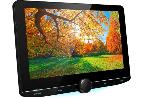Digital Media Receiver mit 10,1 Zoll HD-Display mit Floating Panel und 1-DIN E