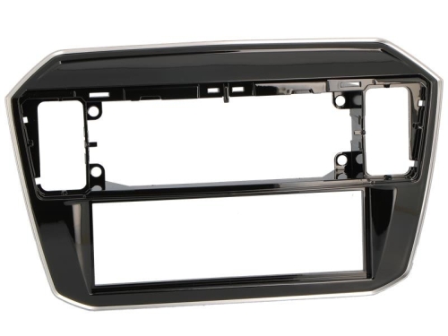 Radioblende SEAT Mii, SKODA City Go, VW UP ab 2016 1DIN piano black Chromrand