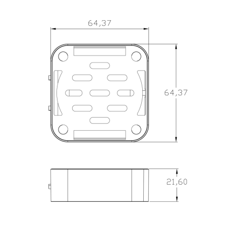 Einparkhilfe für Heck-Stossfänger, Schwarz matt, Einbau-Montage