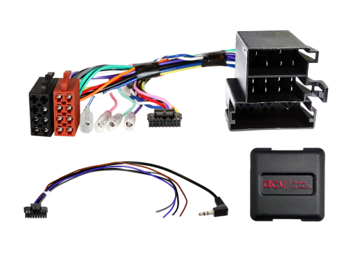 1-DIN Kit Fiat Grande Punto/Linea anthrazit LFB/Antenne