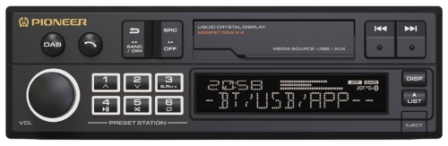 Pioneer SXT-C10PS Autoradio mit DAB+, Bluetooth® und 13-Band-Equalizer