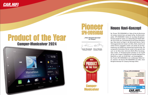 Pioneer SPH-EVO950-CHU-D8 für Fiat Ducato 8 ab 2021