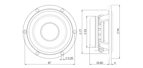 ETON RSC 8 cm Mitteltöner