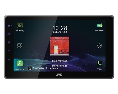 JVC KW-Z900DBW - MP3-Autoradio mit Touchscreen / DAB / Bluetooth / USB / CarPlay