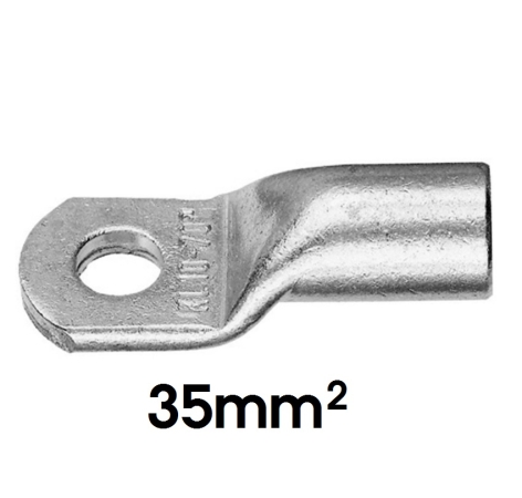 KLAUKE Rohrkabelschuh, 35mm², M10, 19mm breit 2 Stück